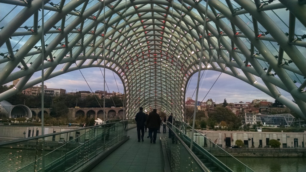 Cool bridge in Tbilisi