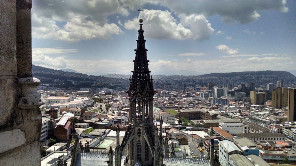 View from Basilica del Voto Nacional