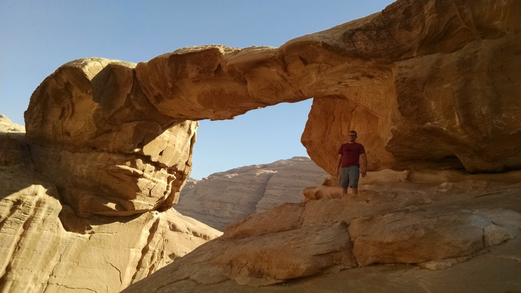 Fancy Rock in Wadi Rum