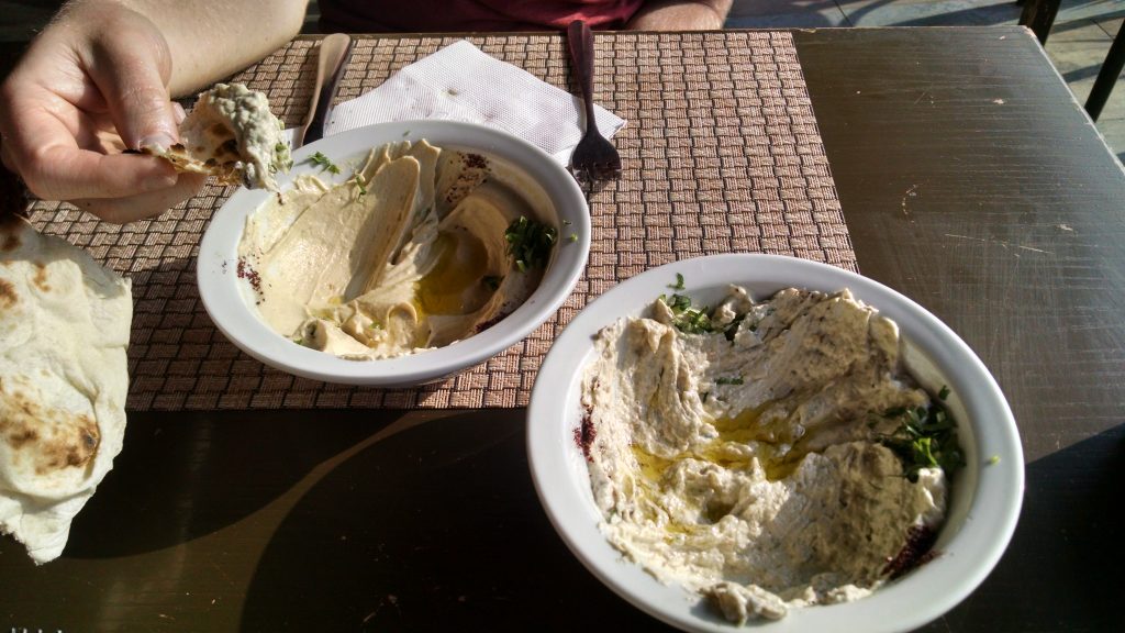 Hummus and Baba Ganoush